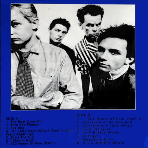 SCREAMERS | Demos 1978-1979 | 12" Unofficial Blue Vinyl LP (2013) (auction) - Image 2