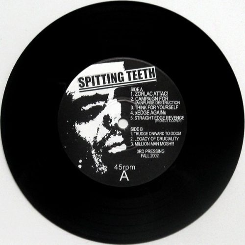 SPITTING TEETH | Legacy Of Cruciality EP<br>7" Vinyl EP (2001) - Image 2