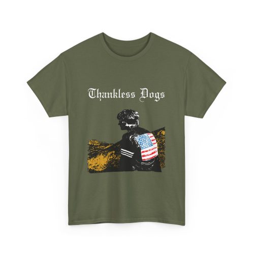 THANKLESS DOGS | Unisex Cotton T- Shirt - Image 5