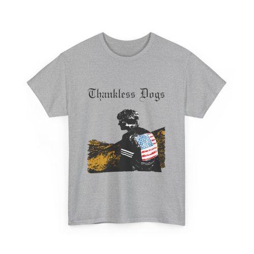 THANKLESS DOGS | Unisex Cotton T- Shirt - Image 3