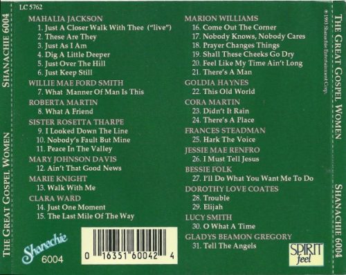 xxx new THE GREAT GOSPEL WOMEN | Compilation CD (1993) - Image 2