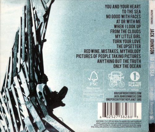 JACK JOHNSON | To The Sea<br> CD (2010) - Image 2