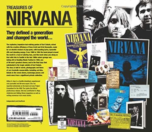 xxx AUCTION   TREASURES OF NIRVANA: EXPERIENCE THE BIGGEST ROCK BAND OF THE 90s<br> By Gillian G. Gaar<br> Signed First Edition (2019) - Image 2