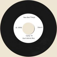 NEW BAD THINGS | Camp 18 / Don't Kill Art Boy<br> What Goes On<br> WALLPAPER | Inc. (Remix) / Inc.<br> 7" Vinyl Split Single (1995)
