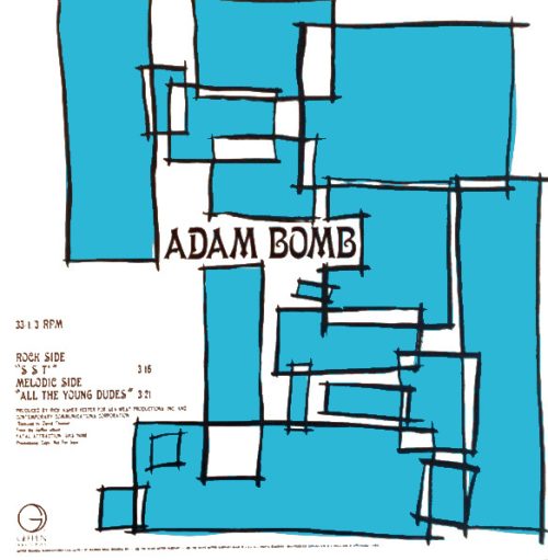 ADAM BOMB | SST / All The Young Dudes<BR> 12" Vinyl Promo EP (1985)
