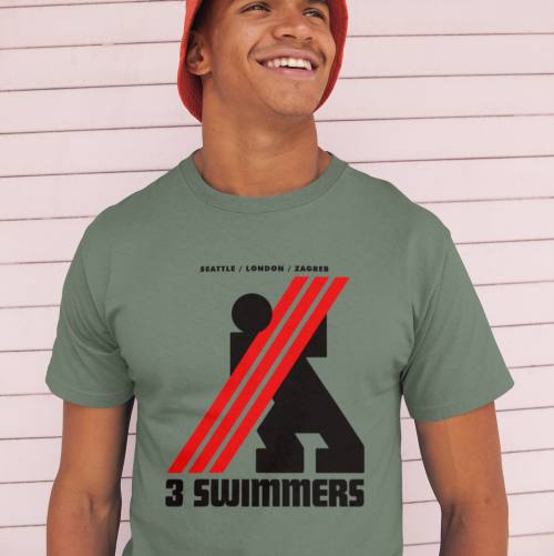 3 SWIMMERS | The Worker<br> 100% Cotton T-Shirt - Image 5