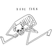 DUDE YORK | The Lake /Dream King / Ghouls<br> 7" Blue Vinyl Single
