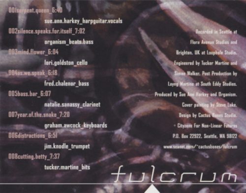 SUE ANN HARKEY - Fulcrum<br> CD (1997) - Image 2