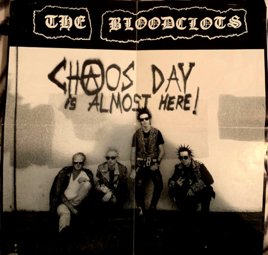 THE BLOODCLOTS<BR> Chaos Day Is Almost Here<br> 7" Vinyl EP (1995) - Image 3