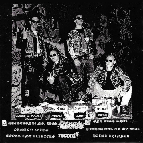 THE BLOODCLOTS<BR> Chaos Day Is Almost Here<br> 7" Vinyl EP (1995) - Image 2