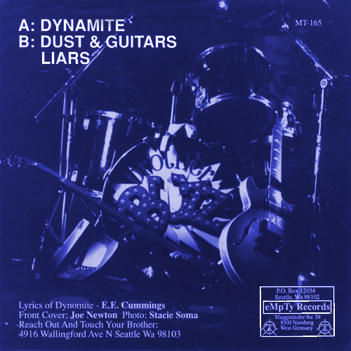 BROTHER BUZZ<BR> Dynamite! | Dust & Guitars | Liars<br> 7" Dark Brown / Purple Vinyl (1992) - Image 2